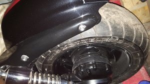 Rocket 3 Fibreglass Fender Trim's